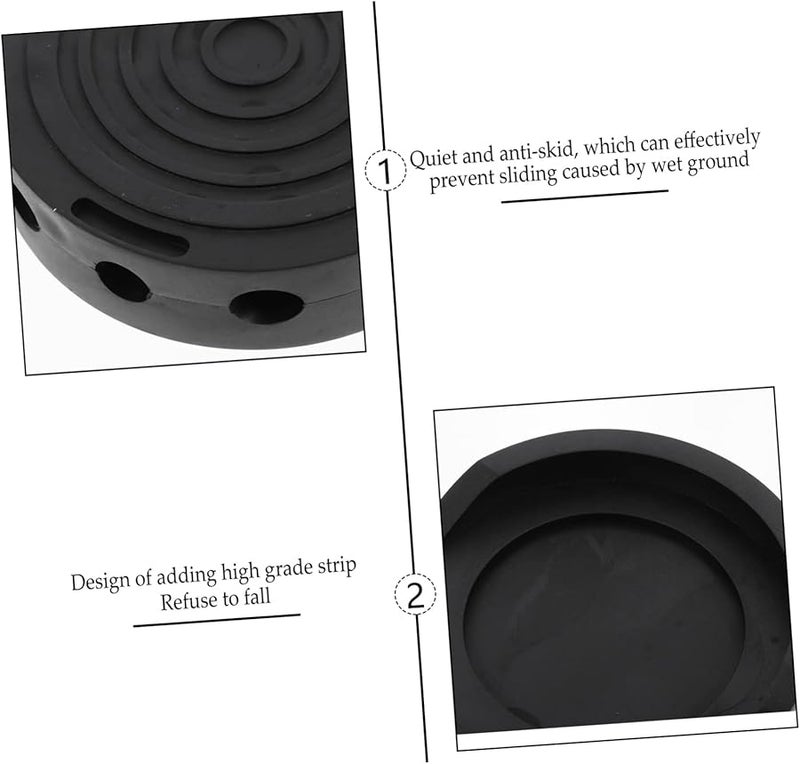 Veemoon Furniture Pads Set For Chairs Tables Easy Install Reduces Noise Black - Image 4